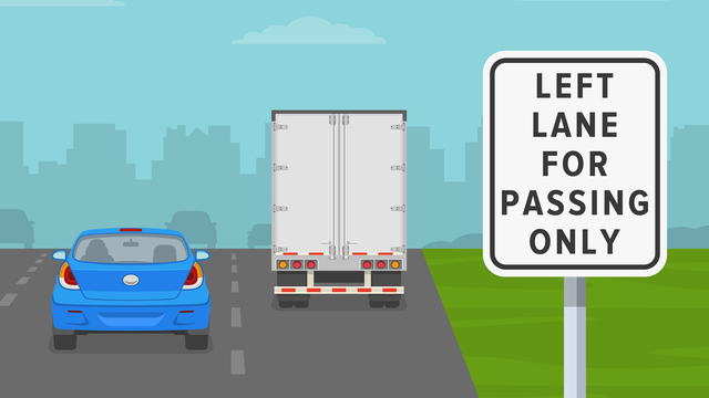 changing lanes message for two vehicles on the road,How To Properly Change Lanes
