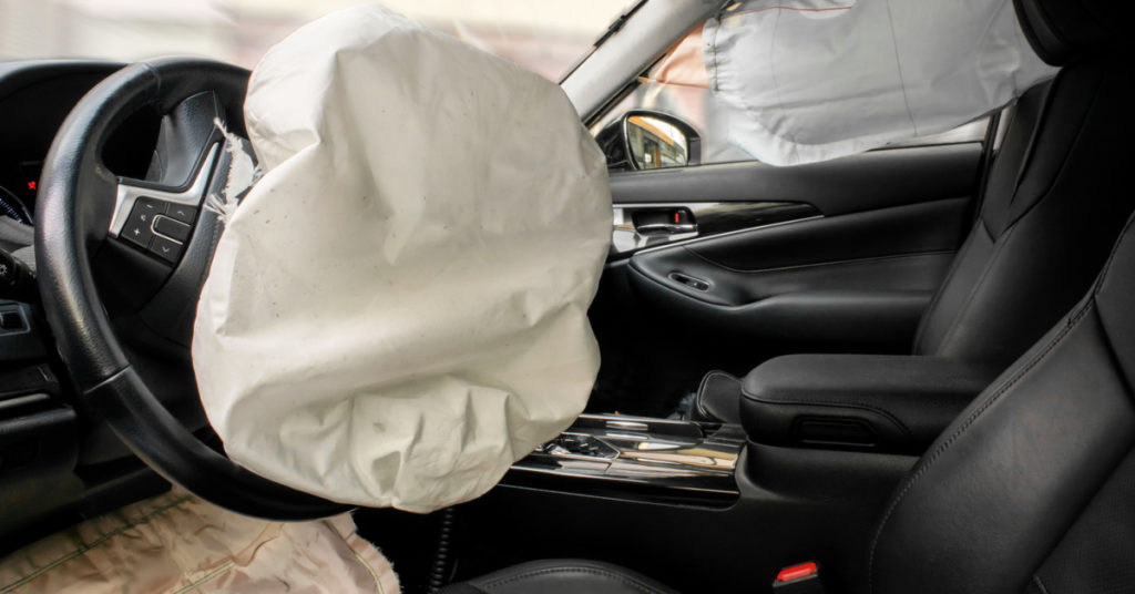 airbag deployed after accident, airbag injuries